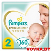 Подгузники Pampers Premium Care 2 Mini (4-8 кг) 160 шт, Россия, арт. 8001090646378