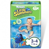 Трусики-подгузники для плавания Huggies Little Swimmers 3-4 (7-15кг) 12шт. арт. 36000183399