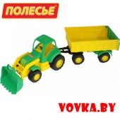 "Крепыш" трактор с прицепом №1 и ковшом арт. 44556