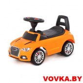 Каталка-автомобиль "SuperCar" №2 со звуковым сигналом (оранжевая), арт. 84569