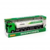 Белоруснефть, автомобиль с полуприцепом-цистерной инерционный (со светом и звуком) (в коробке) арт. 10135 Полесье