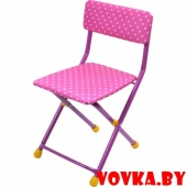 Детский стул (розовый горошек) арт. СТУ3