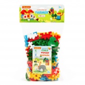 Конструктор "Фермер" (112 элементов) (в мешке) арт.4871