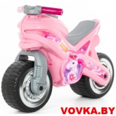 Каталка-мотоцикл "МХ" (розовая) арт. 80608 Полесье