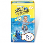 Трусики-подгузники для плавания Huggies Little Swimmers 2-3 (3-8кг) 12шт. арт. 5029053537795