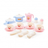 Набор детской посуды "Настенька" на 4 персоны (V5) (28 элементов) (в сеточке), арт.79947