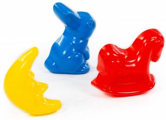 Формочки (заяц + лошадка + месяц) арт. 4673