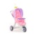 Коляска для кукол №2 прогулочная 3-х колёсная (розовая) (в пакете) арт.48141-2
