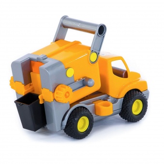 КонсТрак, автомобиль коммунальный оранжевый (в сеточке) арт. 0414 Полесье