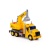 "Профи", автомобиль-экскаватор инерционный (со светом и звуком) (жёлтый) (в коробке) арт.86440