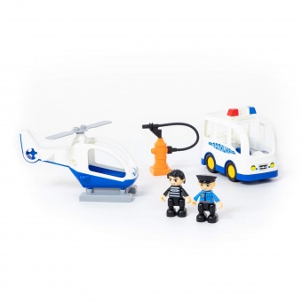 Конструктор "Макси" - "Полицейский участок" (94 элементов) (в коробке) арт.77530 Полесье