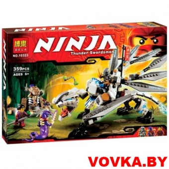 Конструктор Bela Ninja "Титановый дракон", 359 деталей, арт. 10323