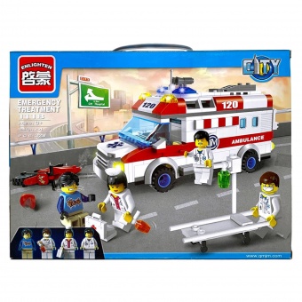 Конструктор Brick (Скорая помощь 328 деталей), арт. 1118