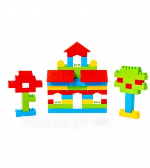 Конструктор "Строитель" (273 элем. в пакете) арт. 36131 Полесье