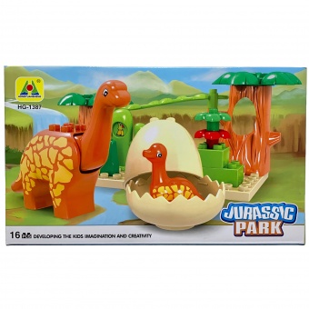 Конструктор "Парк Юрского периода", 16 дет., арт.HG-1387