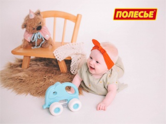 "Беби Грипкар" - "Слоник" (бирюзовый) арт.90263 Полесье