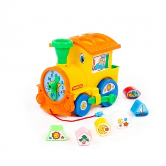 Занимательный паровоз (в сеточке) арт.6189 Полесье