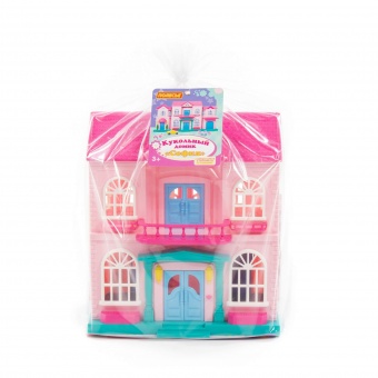 Кукольный домик "София" с набором мебели и автомобилем (14 элементов) (в пакете) арт. 78018 Полесье