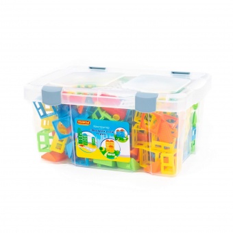 Конструктор "Построй свой город" (224 элемента) (в контейнере) арт. 56276 Полесье