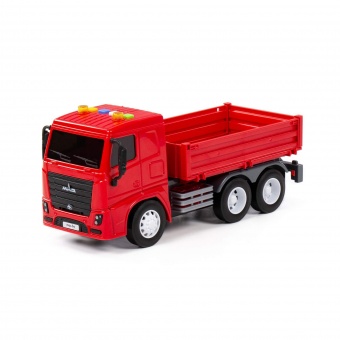 "МАЗ", автомобиль бортовой инерционный (со светом и звуком) (в коробке) арт. 94148