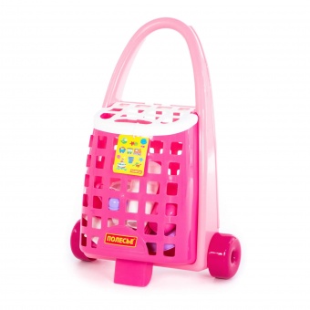 Забавная тележка + набор детской посуды (31 элем.) арт.44389