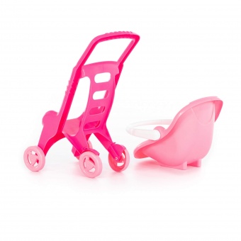 Тележка "Pink Line 2х1" (коляска в сеточке) арт.44525