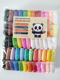 Воздушный пластилин "PandaBoom" (60 шт)