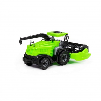 Комбайн "Полесье" №1 инерционный (зелёный) (в сеточке) арт. 93974