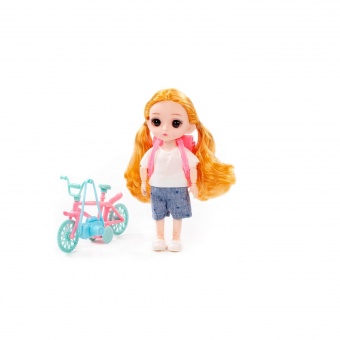 Кукла "Маша" (16 см) в парке + аксессуары (3 элемента) (в коробке №2), арт. 03342 Полесье