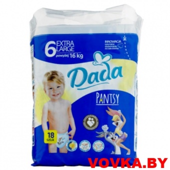 Трусики DADA Pantsy Extra Large 6 18шт. (16+кг.), арт. 8594001936496