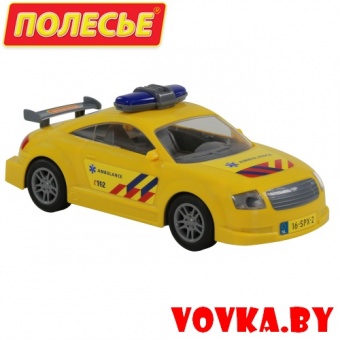 Автомобиль скорая помощь инерционный (NL) (в пакете) арт. 71293 Полесье, РБ