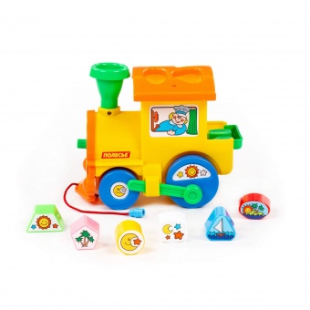 Занимательный паровоз (в сеточке) арт.6189 Полесье