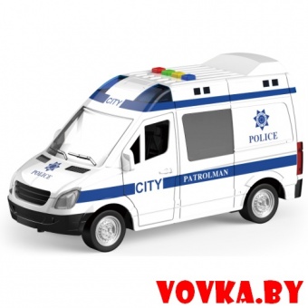 Инерционная машина Полиция (свет и звук), арт. WY590B