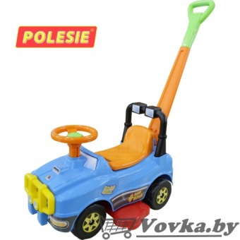 Автомобиль Джип-каталка с ручкой (голубой) арт.62901