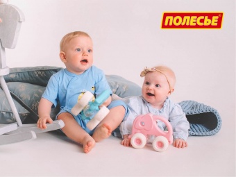 "Беби Грипкар" - "Слоник" (бирюзовый) арт.90263 Полесье