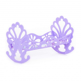 Кроватка-качалка сборная для кукол (в пакете) арт.56665