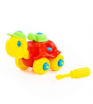 Конструктор "Черепашка" (24 элемента) (в пакете), арт. 83555