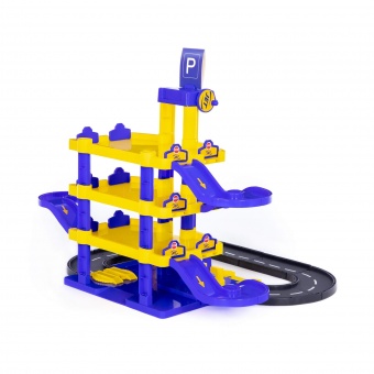 Паркинг "JET" 4-уровневый с дорогой (в коробке) арт.40220