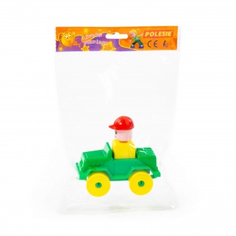 Конструктор "Юный путешественник" - Автомобиль-джип (9 элементов) (в пакете) арт. 55262 Полесье