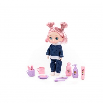 Кукла "Маша" (16 см) на отдыхе + аксессуары (11 элементов) (в коробке №2), арт. 03311 Полесье