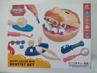 Игровой набор для девочек MAGIK DOUGH - "Мистер зубастик" (стоматолог), арт.G183466(8400)