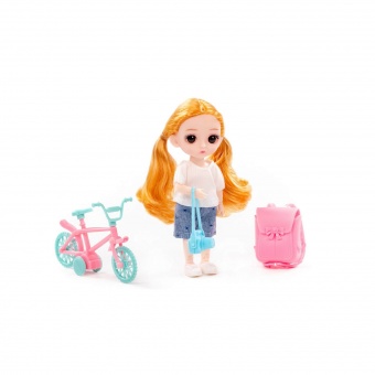 Кукла "Маша" (16 см) в парке + аксессуары (3 элемента) (в коробке №2), арт. 03342 Полесье