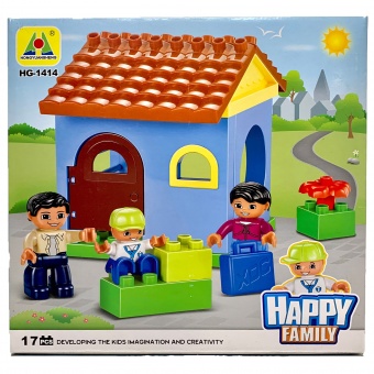Конструктор "Счастливая семья", 17 дет., арт.HG-1414
