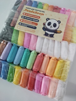 Воздушный пластилин "PandaBoom" (60 шт)