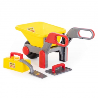 Тачка №4 + набор каменщика №2 арт. 42064 Полесье