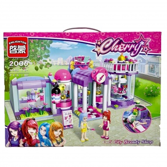 Конструктор Enlighten (Салон красоты Энли 487 деталей), арт. 2006