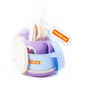 Набор детской посуды "Настенька" на 6 персон (V1) (38 элементов) (в сеточке), арт. 79954