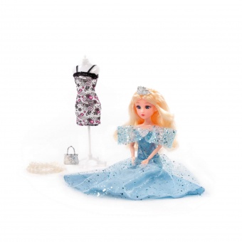 Кукла "Ксюша" (30 см) в бальном платье + аксессуары (3 элемента) (в коробке №3), арт. 02536 Полесье
