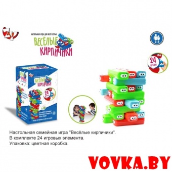 Настольная игра "Весёлые кирпичики" , арт. ZYB-B2815