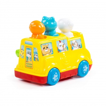 Игрушка развивающая "Школьный автобус" (в коробке) арт. 77080 Полесье